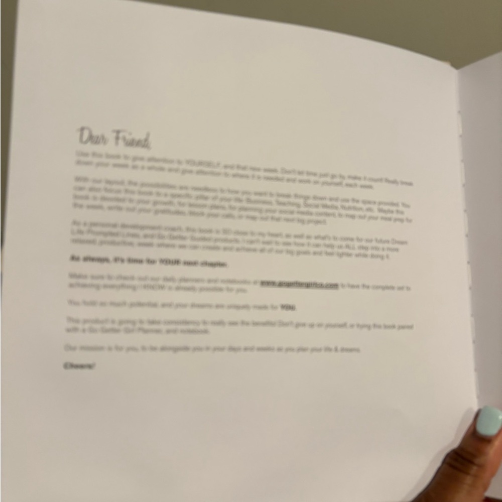 Go Getter Guide - Cream Planner - Picture 4 of 6